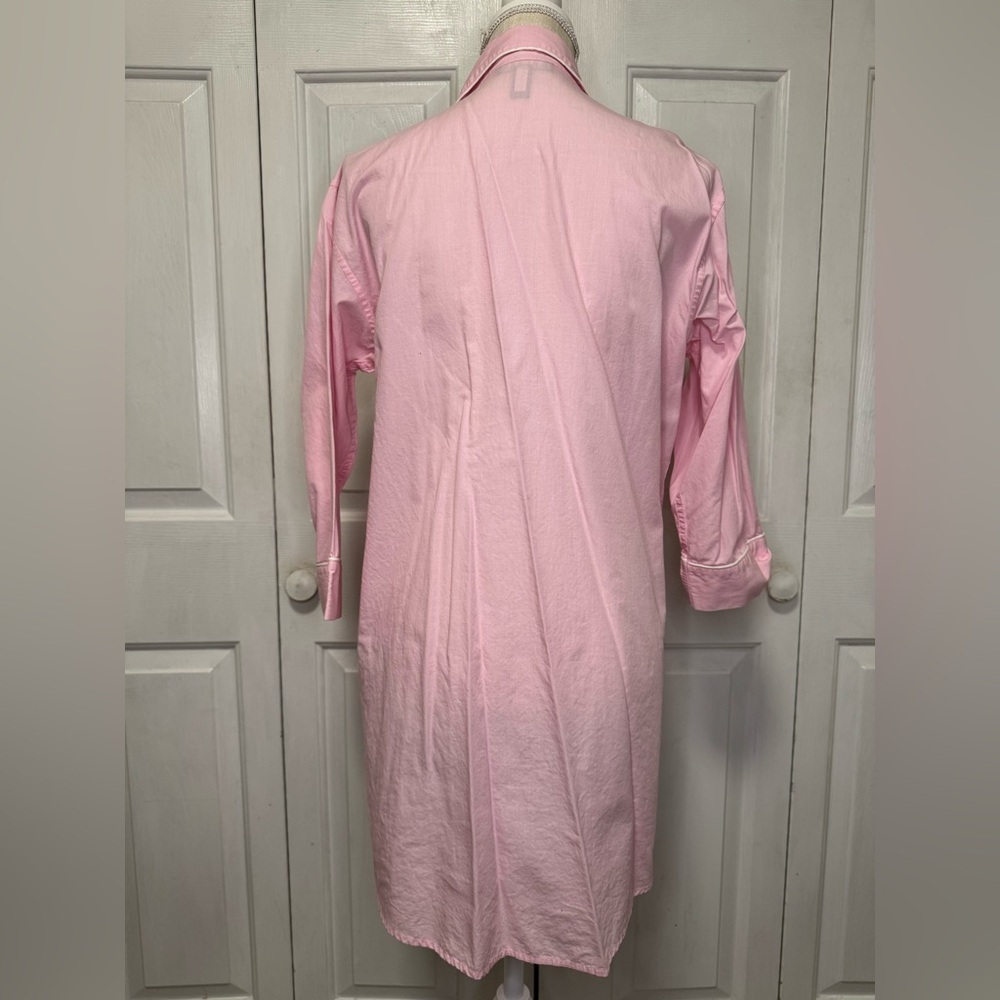 VTG Lauren Ralph Lauren Nightgown Light Pink Night Shirt M - Picture 6 of 9